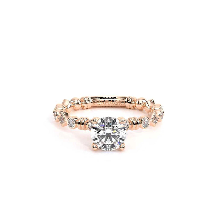 Renaissance-973-R-14k Rose Gold Round