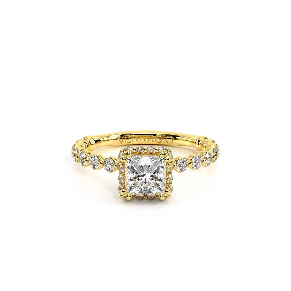 Renaissance-984P20-18K Yellow Gold Princess