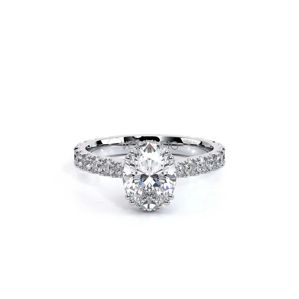 Renaissance-985OV22-18K White Gold Oval