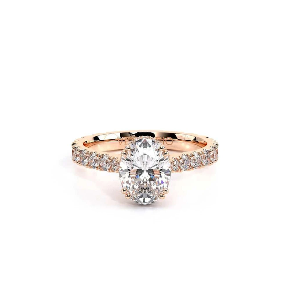 Renaissance-985OV22-18K Rose Gold Oval