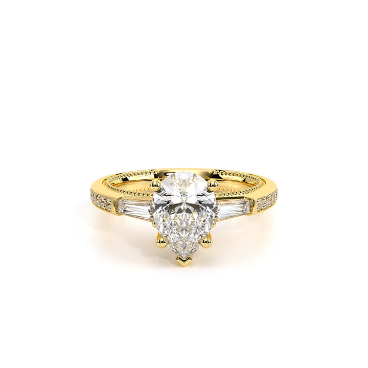 Venetian-5085ps-18k Yellow Gold Pear