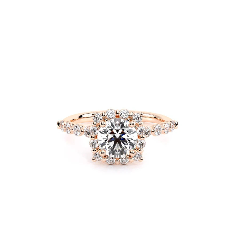 Renaissance-990CU20-14K Rose Gold Cushion