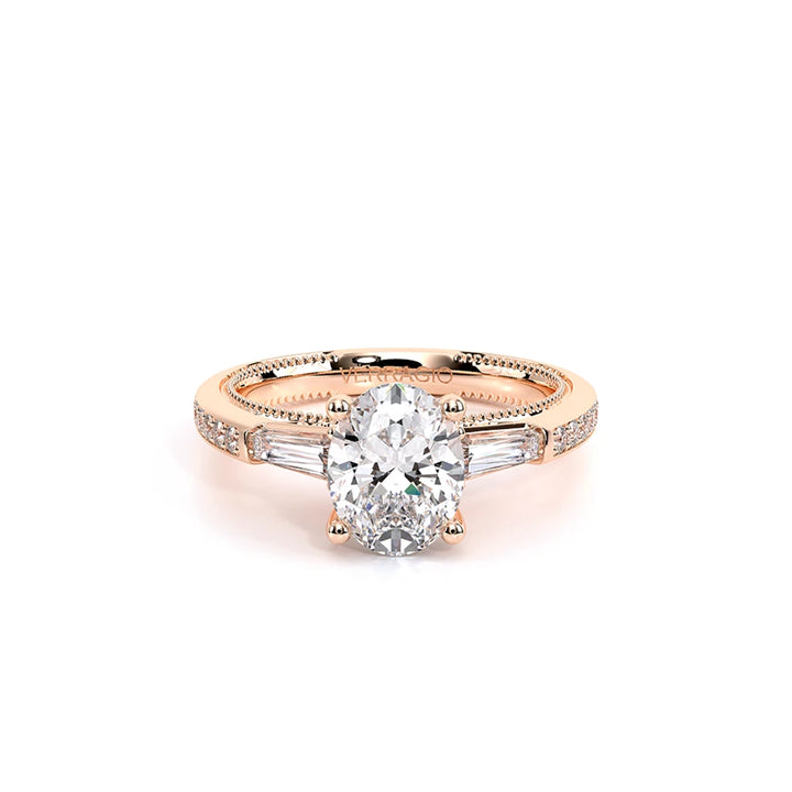 Venetian-5085ov-14k Rose Gold Oval