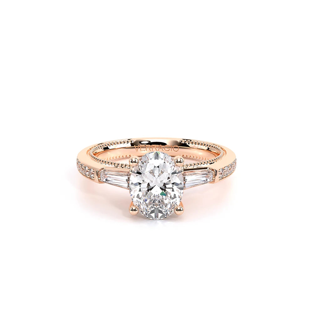 Venetian-5085ov-18k Rose Gold Oval