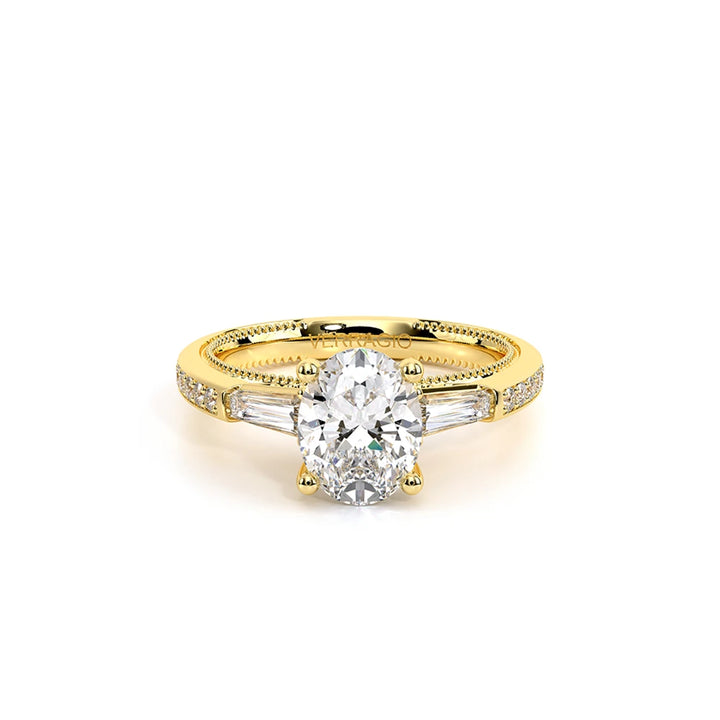 Venetian-5085ov-18k Yellow Gold Oval