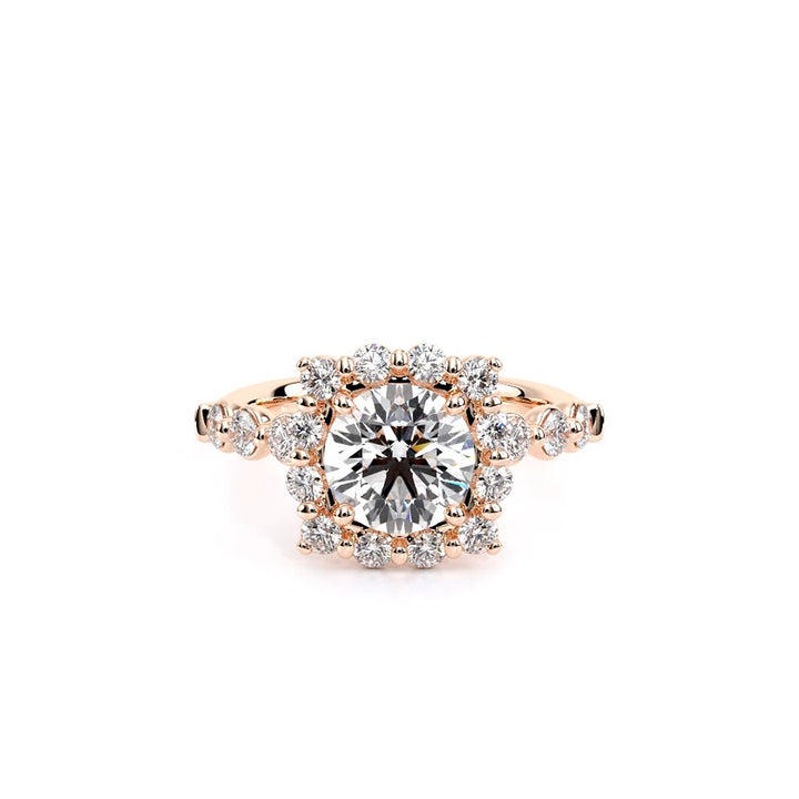Renaissance-990CU25-14K Rose Gold Cushion
