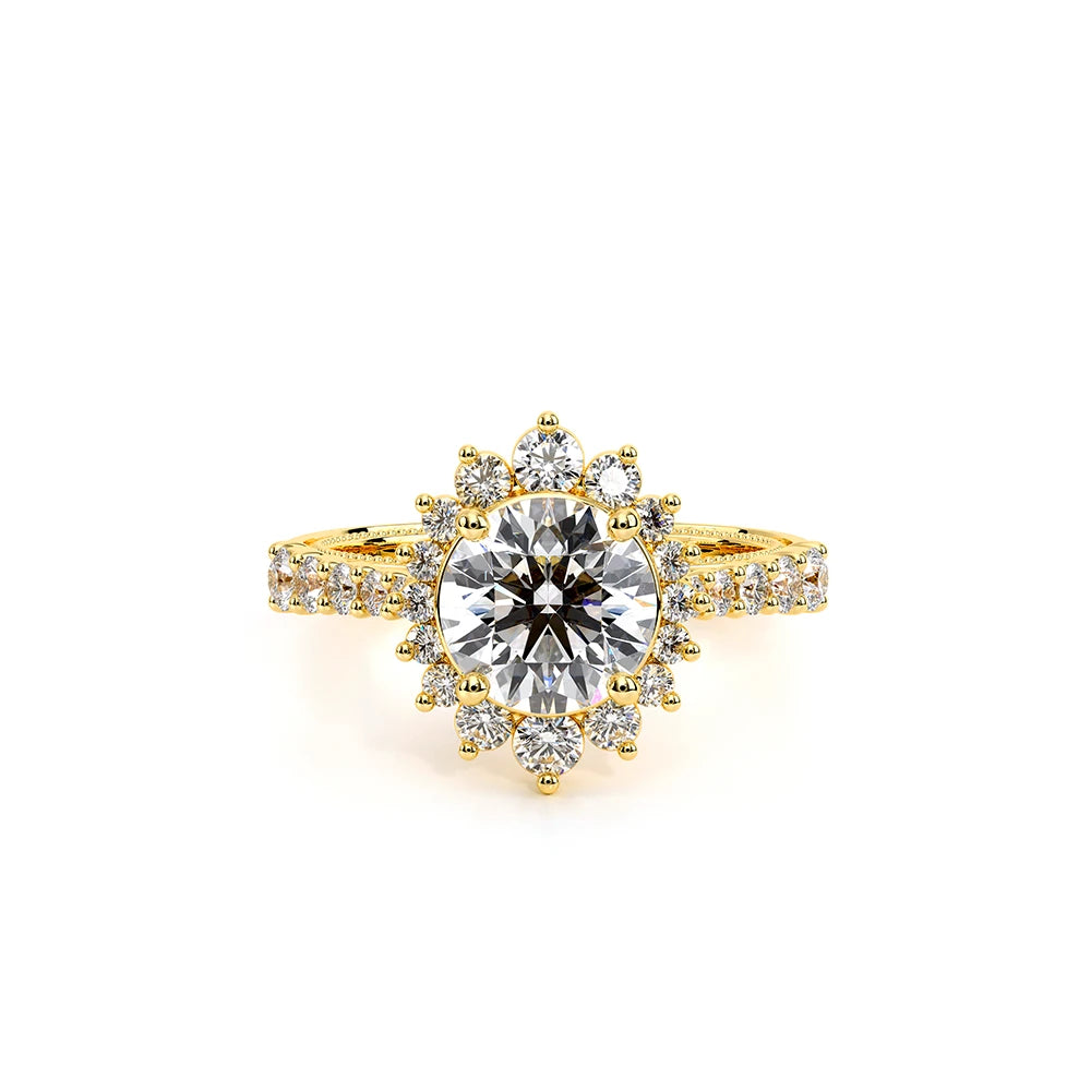 Venetian-5084r-14k Yellow Gold Round