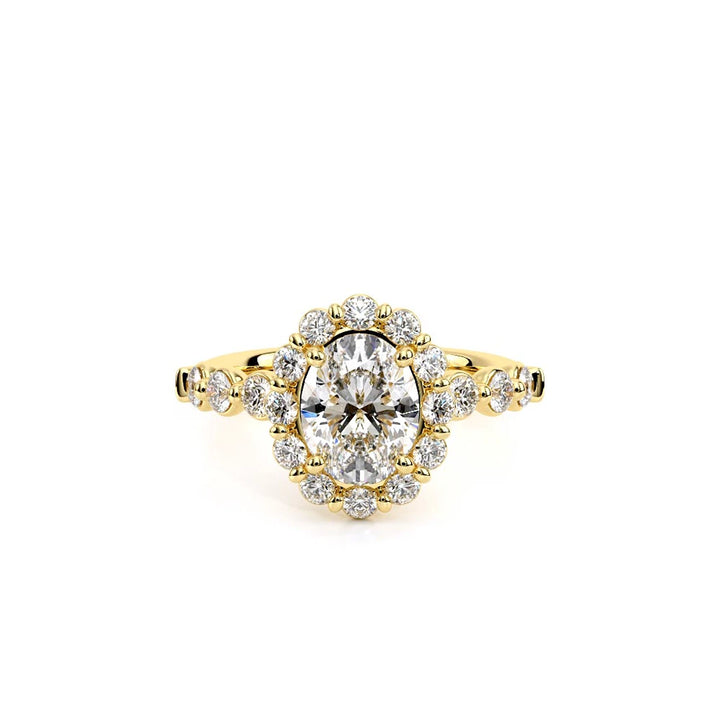 Renaissance-990OV25-18K Yellow Gold Oval