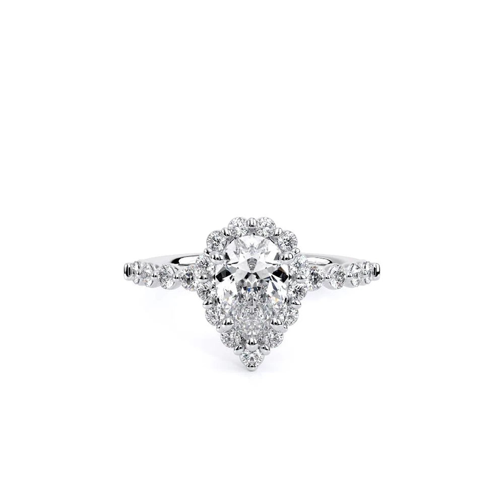 Renaissance-990PS20-18K White Gold Pear