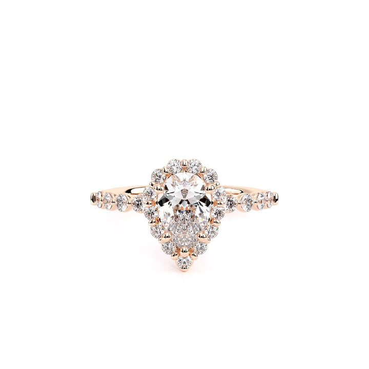 Renaissance-990PS20-14K Rose Gold Pear