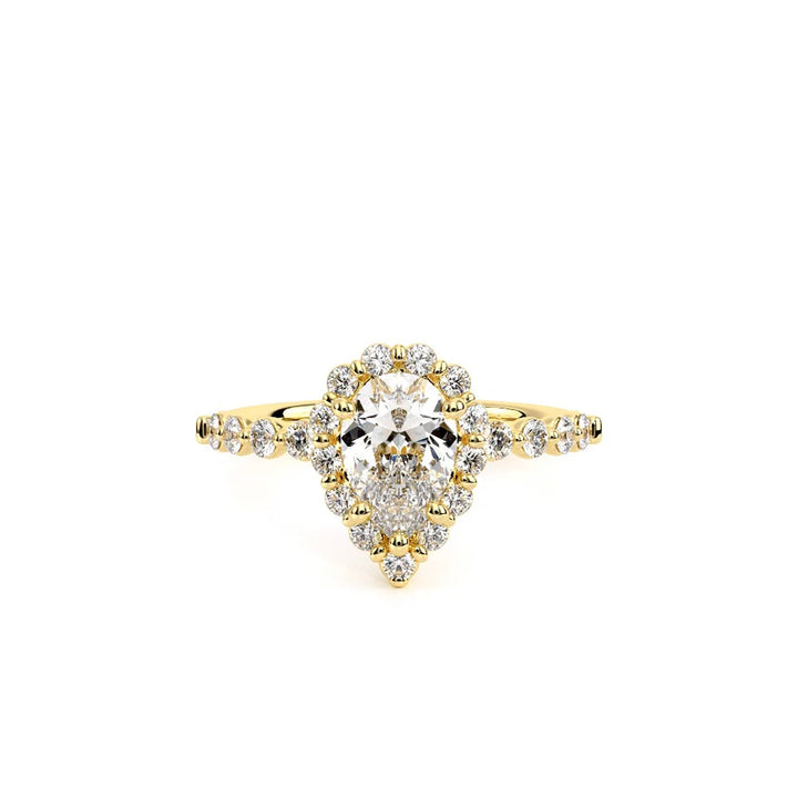 Renaissance-990PS20-14K Yellow Gold Pear