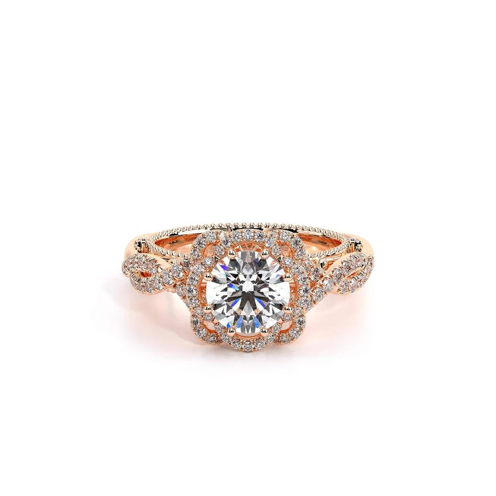 Venetian-5051r-18k Rose Gold Round