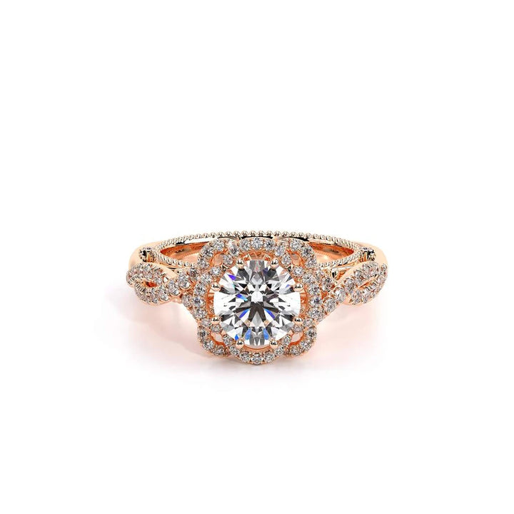 Venetian-5051r-18k Rose Gold Round