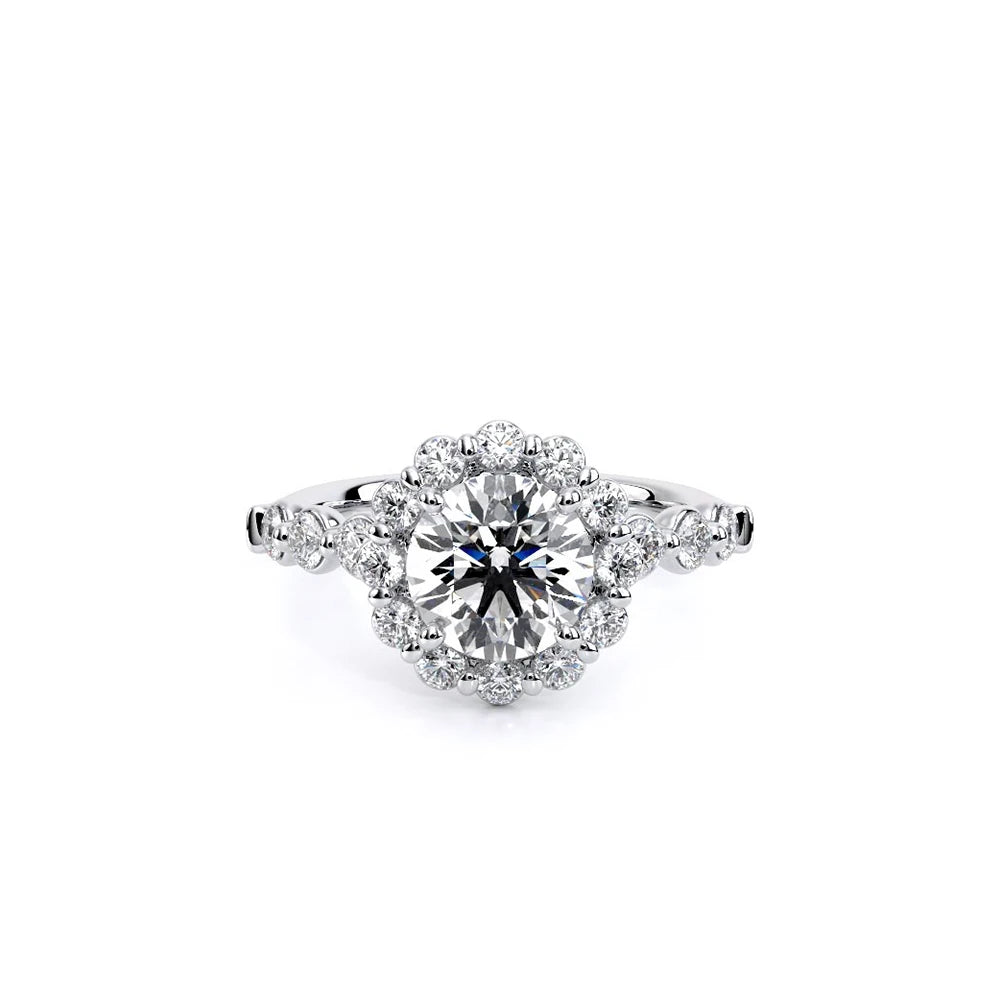Renaissance-990R25-14K White Gold Round