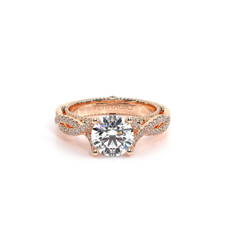 Venetian-5003r-18k Rose Gold Round