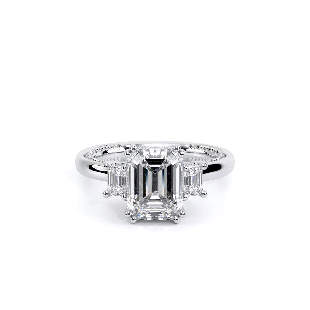 Renaissance-993EM-S-14K White Gold Emerald
