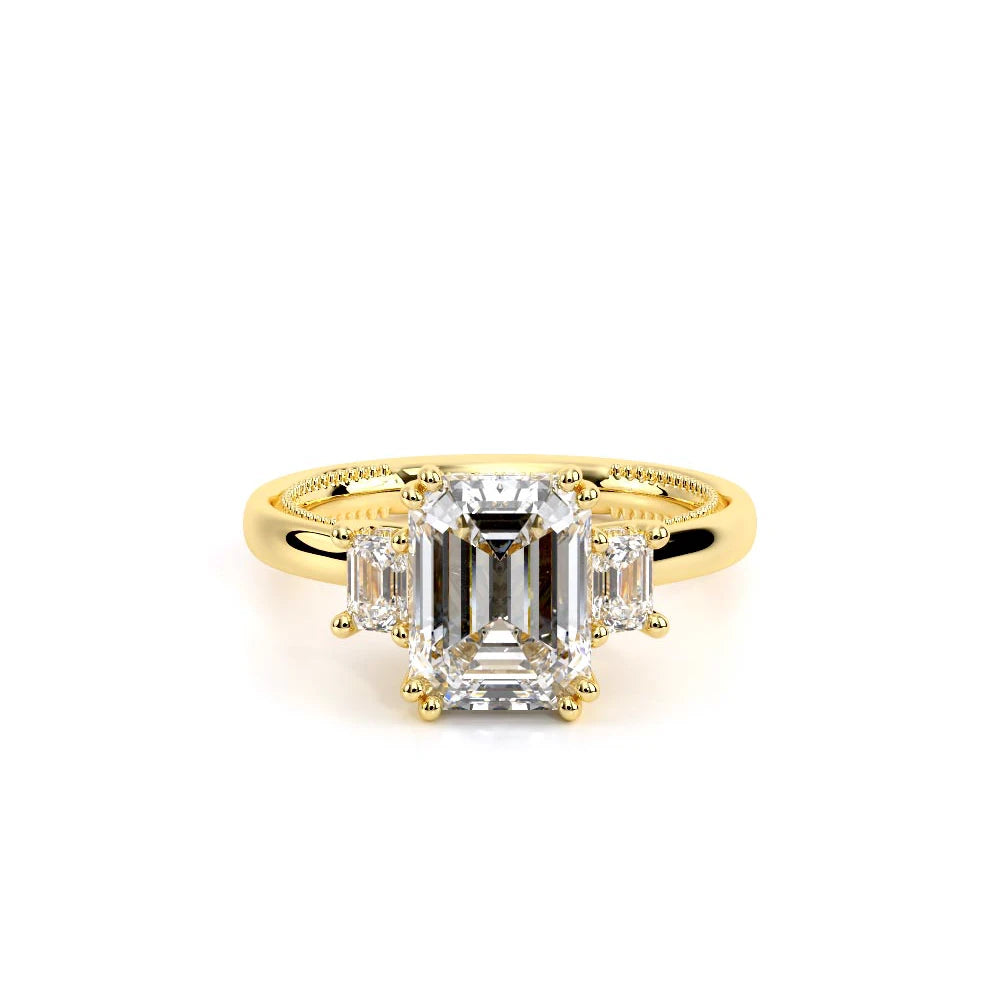 Renaissance-993EM-S-18K Yellow Gold Emerald