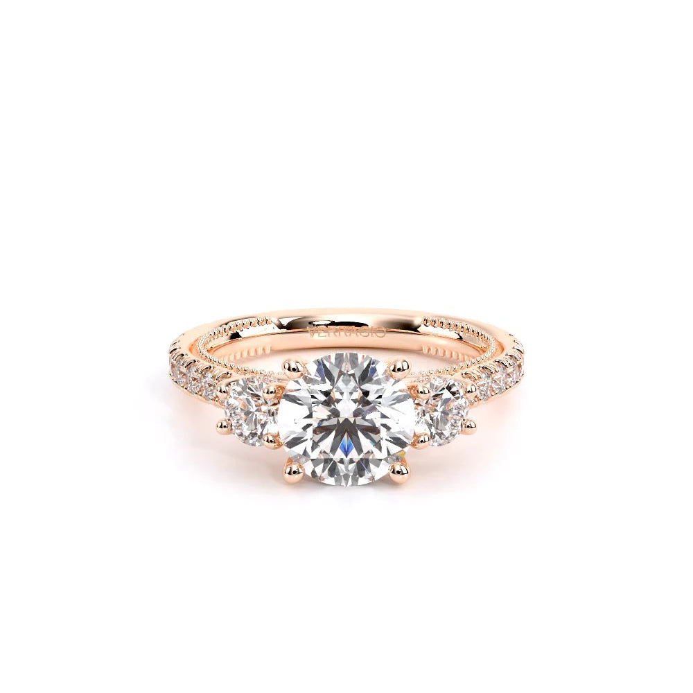 Renaissance-993R17-14K Rose Gold Round