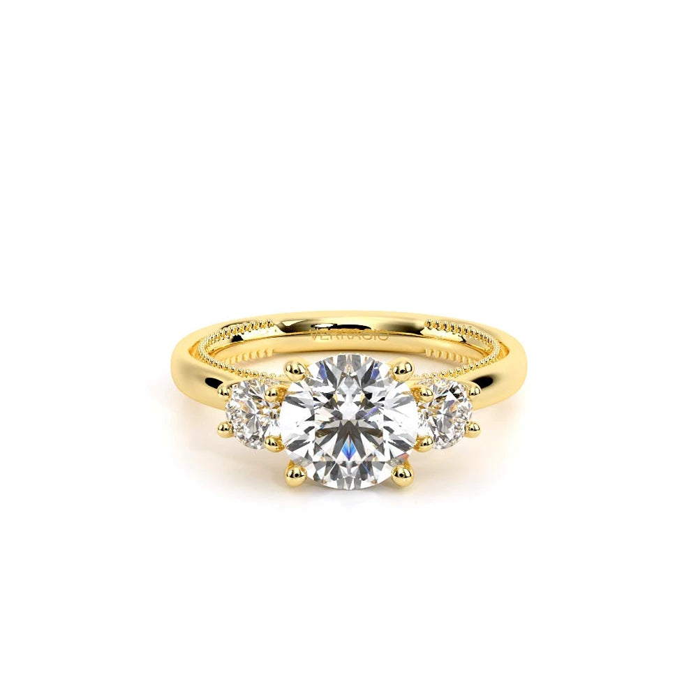 Renaissance-993R-S-18K Yellow Gold Round