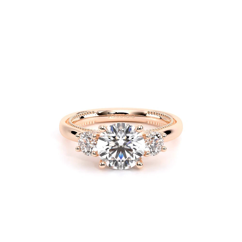 Renaissance-993R-S-18K Rose Gold Round