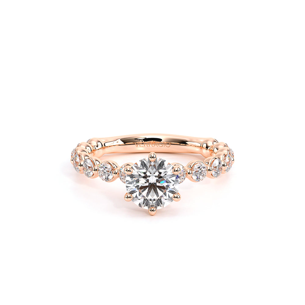 Renaissance-989R25-14K Rose Gold Round