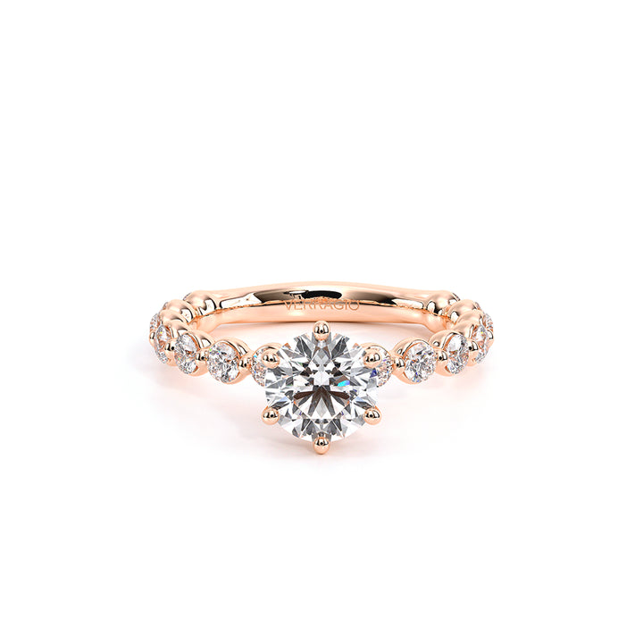 Renaissance-989R25-14K Rose Gold Round