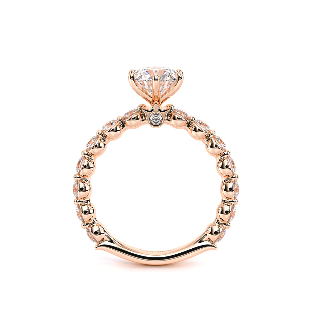 Renaissance-989R25-18K Rose Gold Round