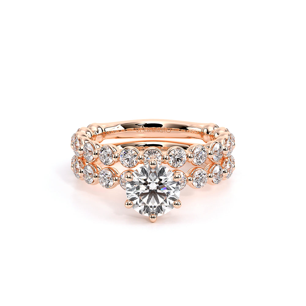 Renaissance-989R25-14K Rose Gold Round