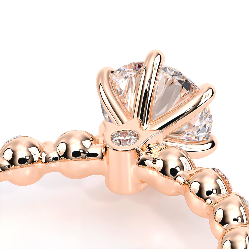 Renaissance-989R25-14K Rose Gold Round
