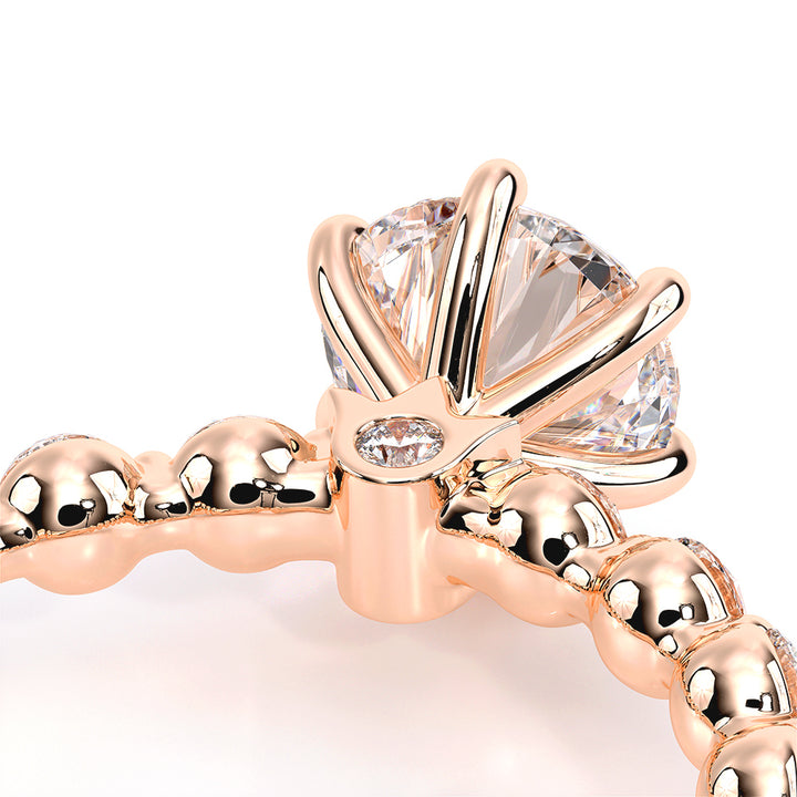 Renaissance-989R25-14K Rose Gold Round