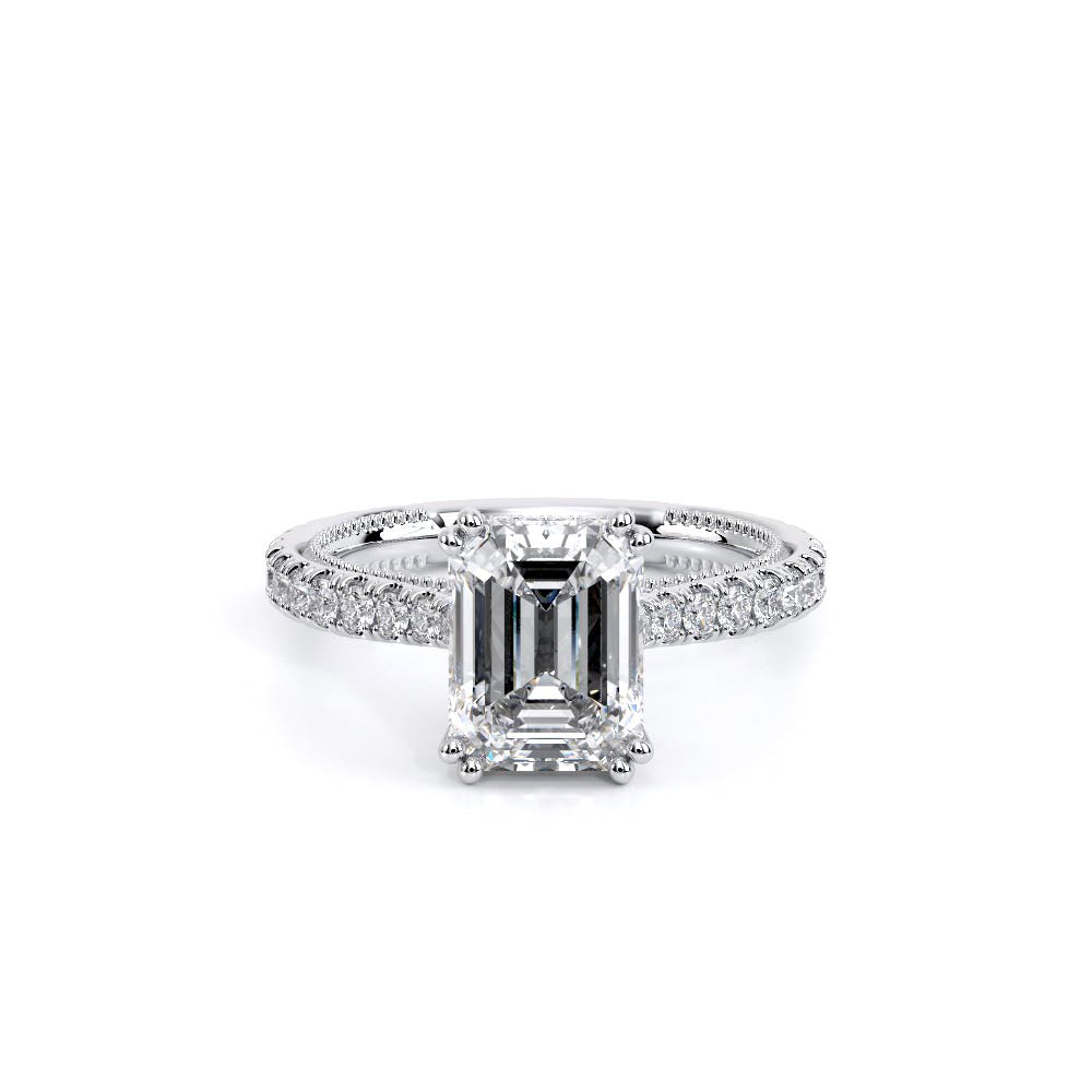 Renaissance-992EM17-14K White Gold Emerald