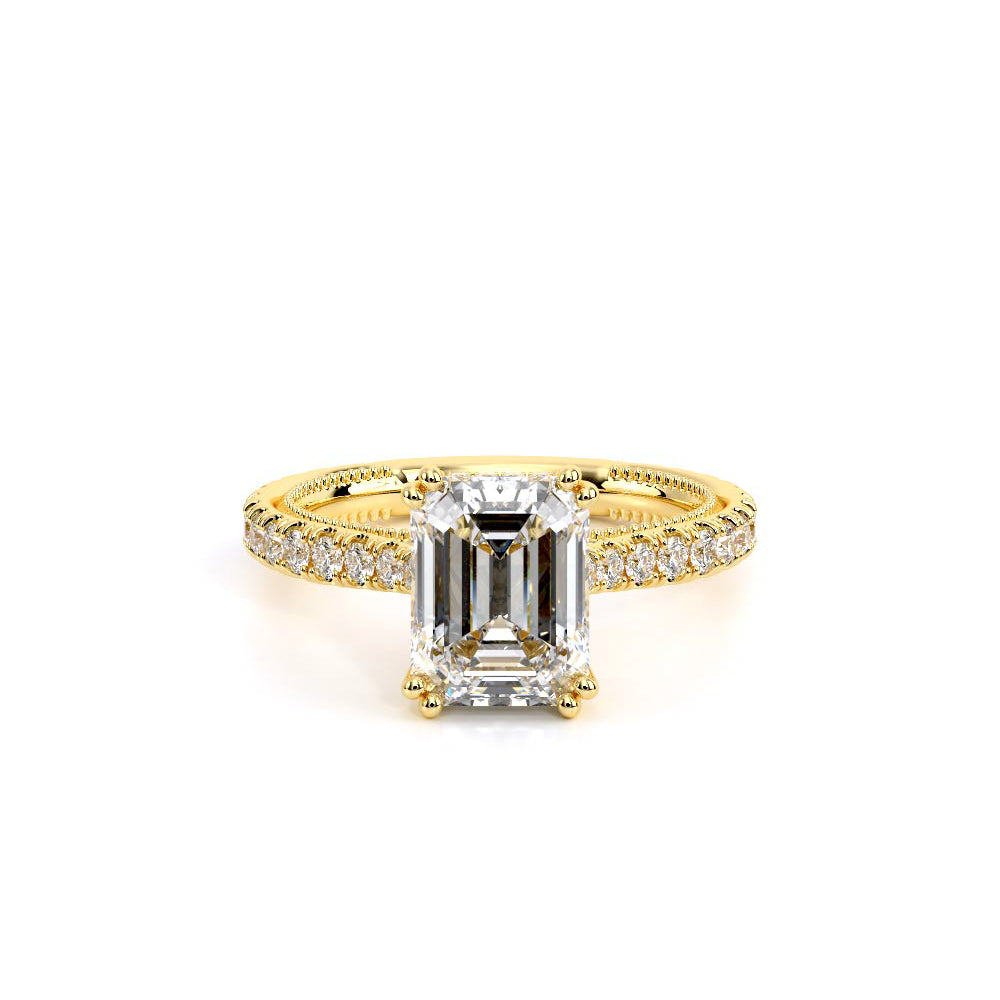 Renaissance-992EM17-14K Yellow Gold Emerald