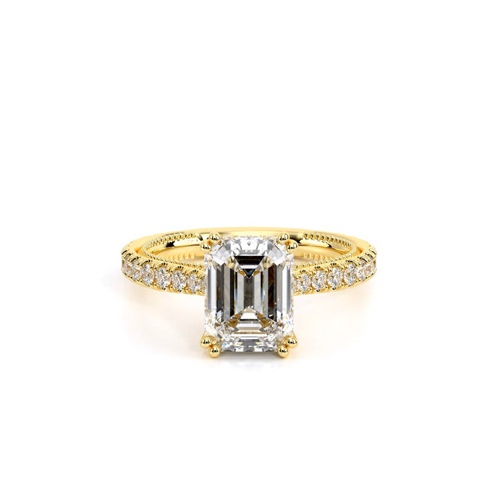 Renaissance-992EM17-18K Yellow Gold Emerald