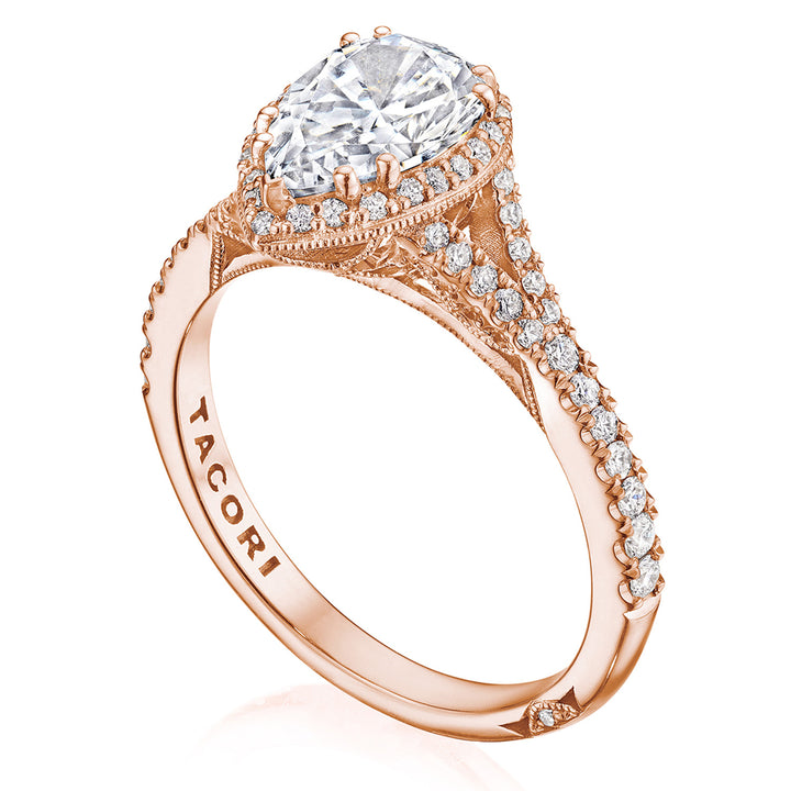 Pear Bloom Engagement Ring