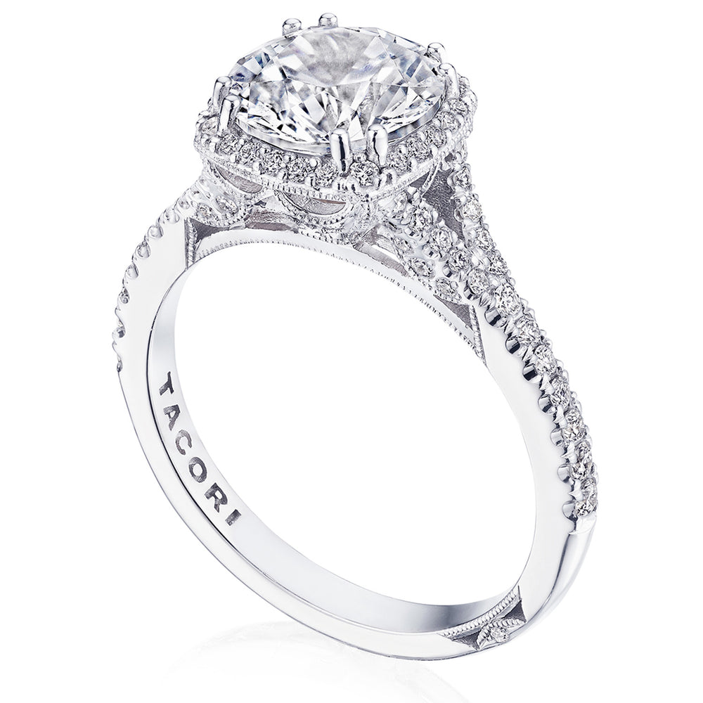 Round Bloom Engagement Ring