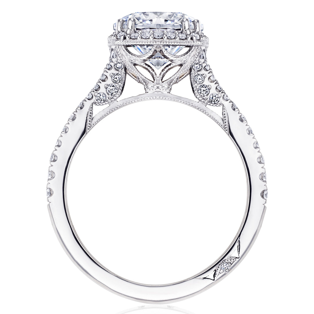 Round Bloom Engagement Ring