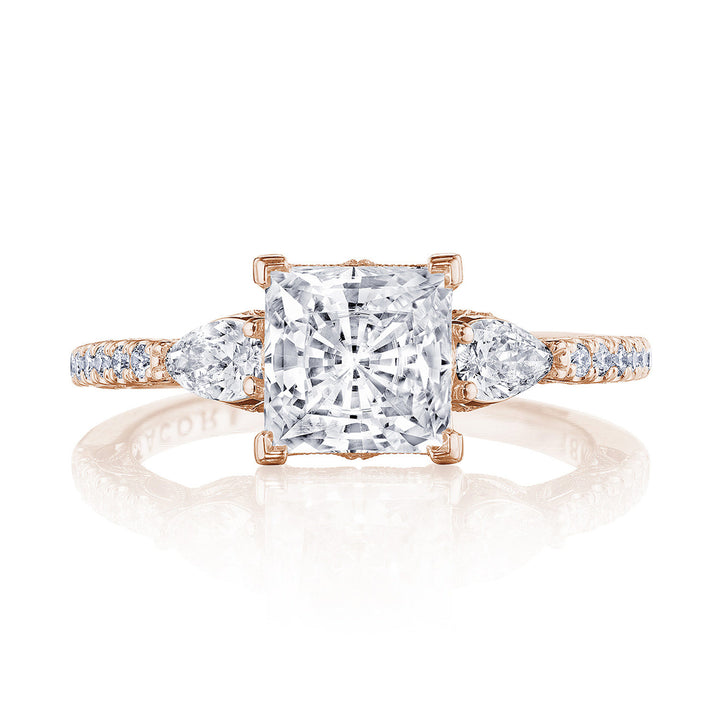 Princess 3-Stone Engagement Ring