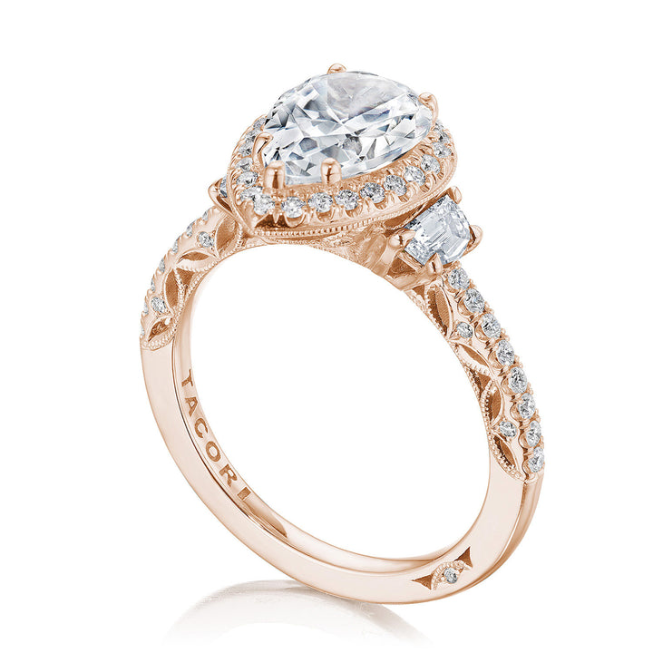 Pear 3-Stone Engagement Ring