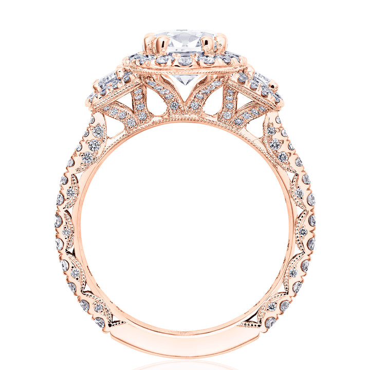 Oval 3-Stone Engagement Ring