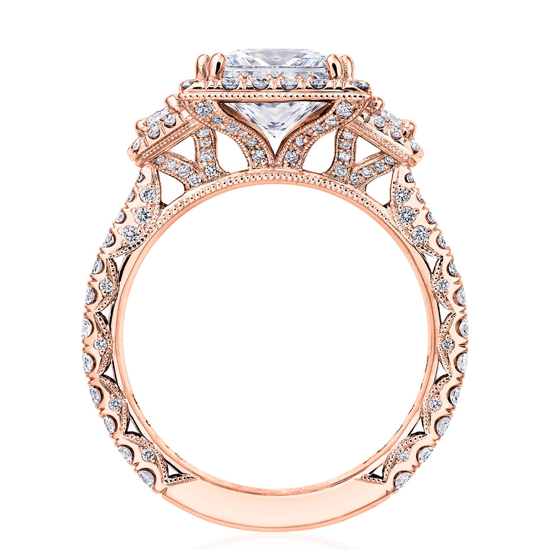 Princess 3-Stone Engagement Ring