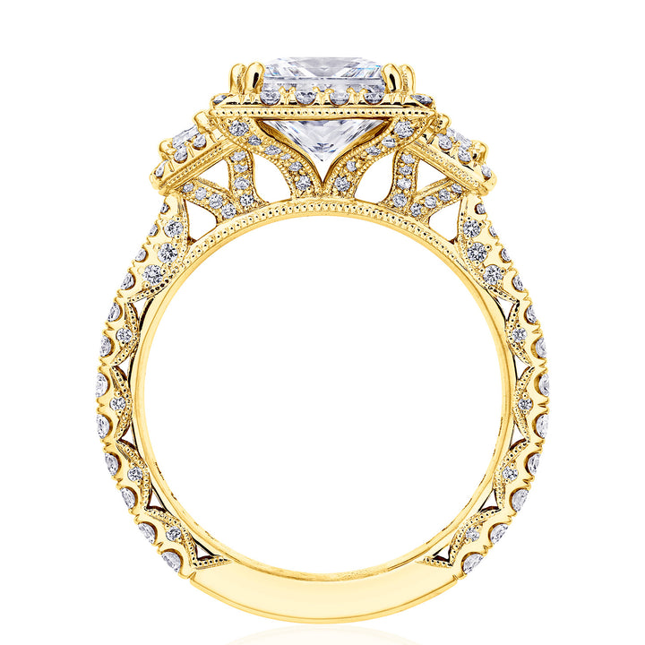 Princess 3-Stone Engagement Ring