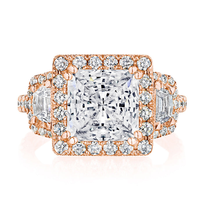 Princess 3-Stone Engagement Ring