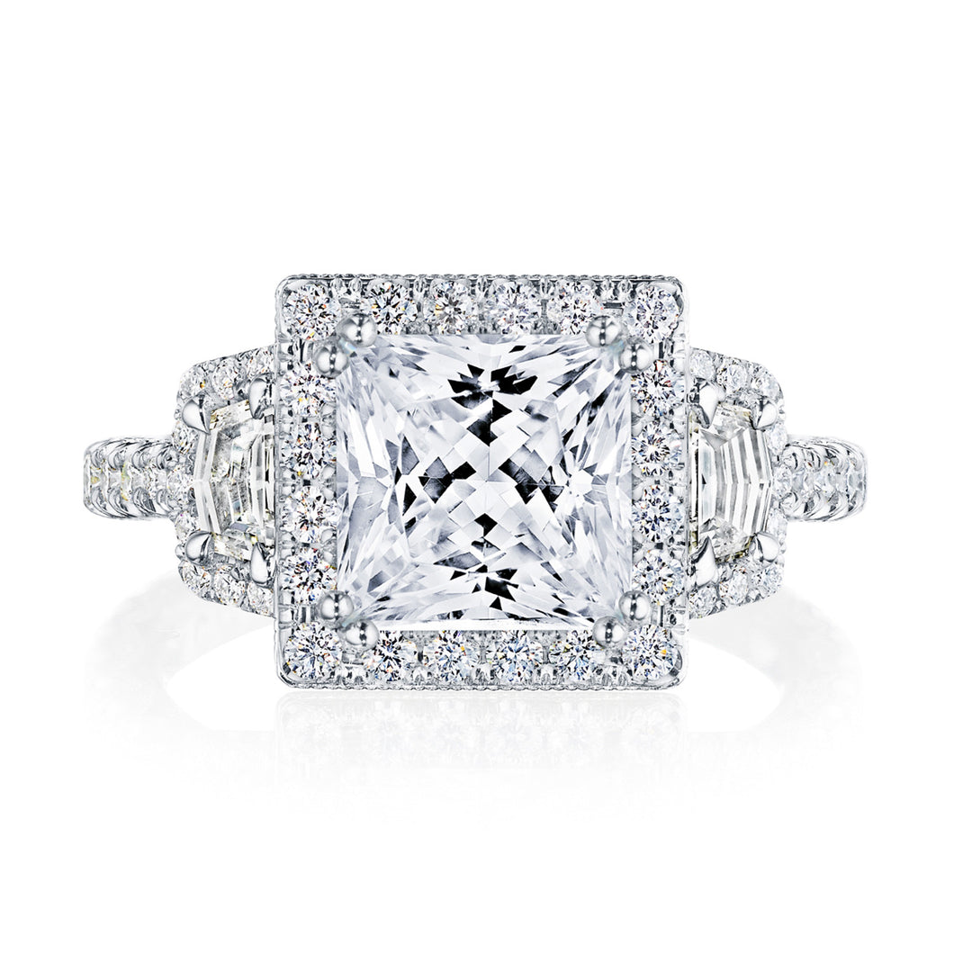 Princess 3-Stone Engagement Ring
