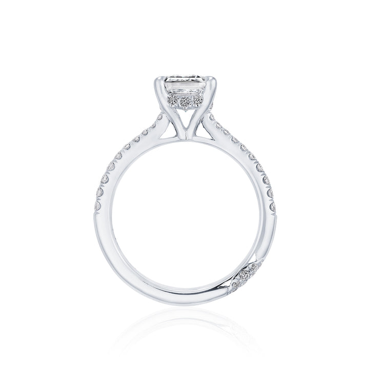 Emerald Solitaire Engagement Ring
