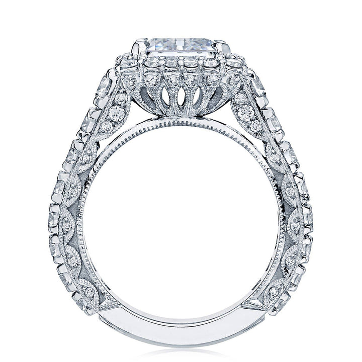 Emerald Bloom Engagement Ring