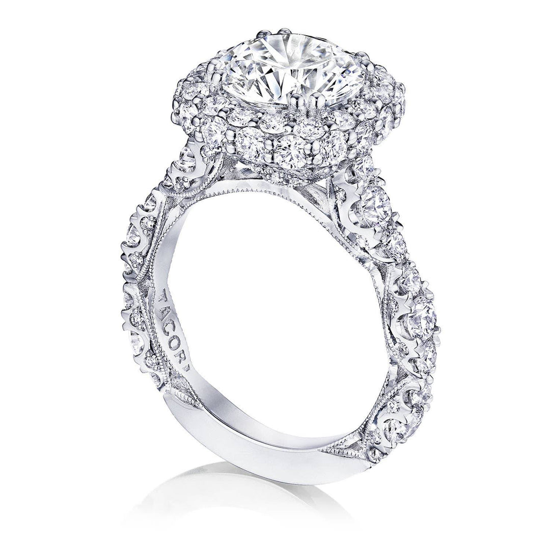 Round Bloom Engagement Ring