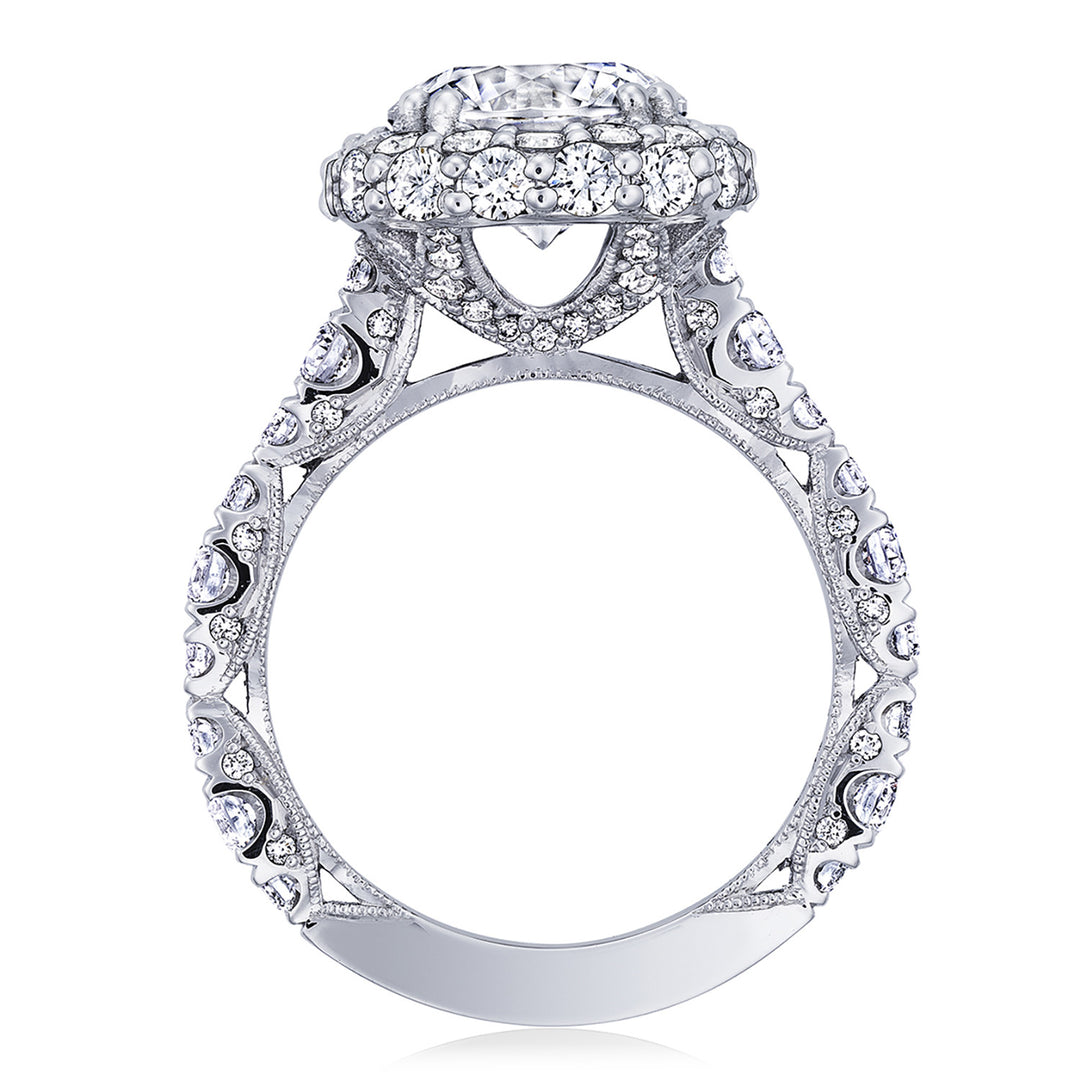 Round Bloom Engagement Ring