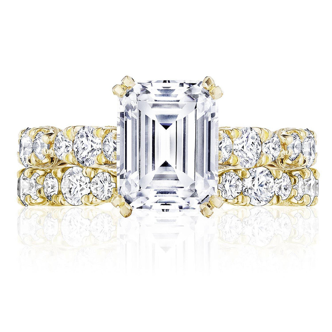 Emerald Solitaire Engagement Ring