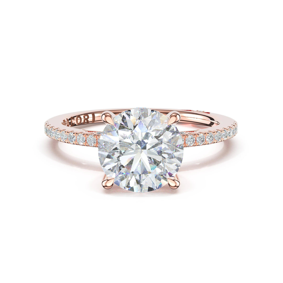 Round Solitaire Engagement Ring
