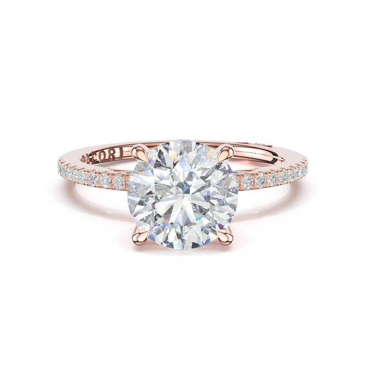 Round Solitaire Engagement Ring